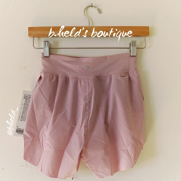 lululemon Find Your Pace High-Rise Lined Short 3" in Pink Peony Size 0 New NWT - Picture 10 of 13